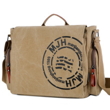 2021 Hot Selling Vintage Canvas Laptop Shoulder Bag Unisex Messenger Bag Leisure Men′s Bag